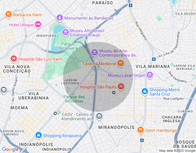 Imóvel no mapa