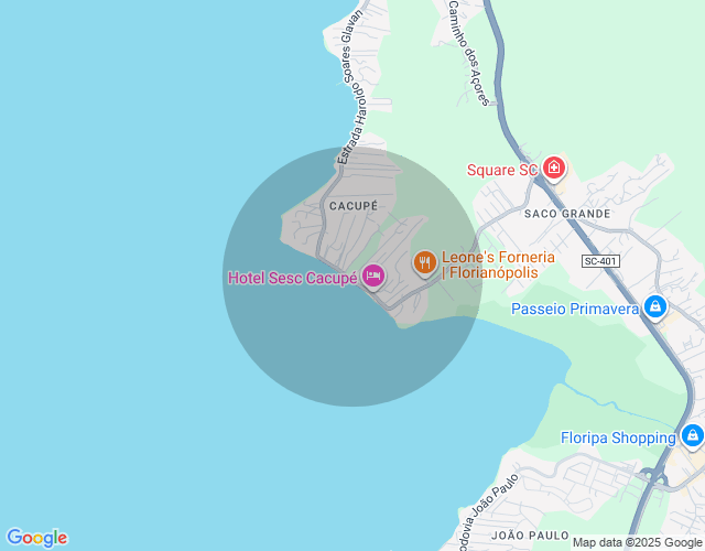 Imóvel no mapa