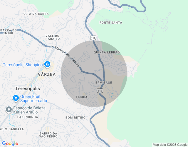 Imóvel no mapa