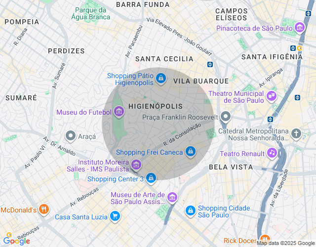 Imóvel no mapa
