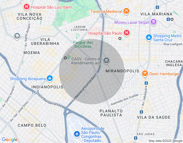 Imóvel no mapa