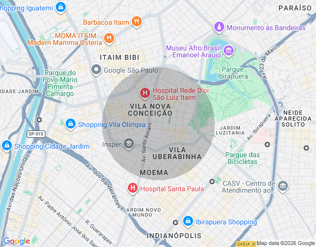 Imóvel no mapa