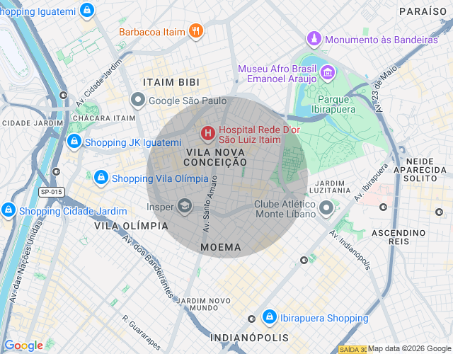 Imóvel no mapa
