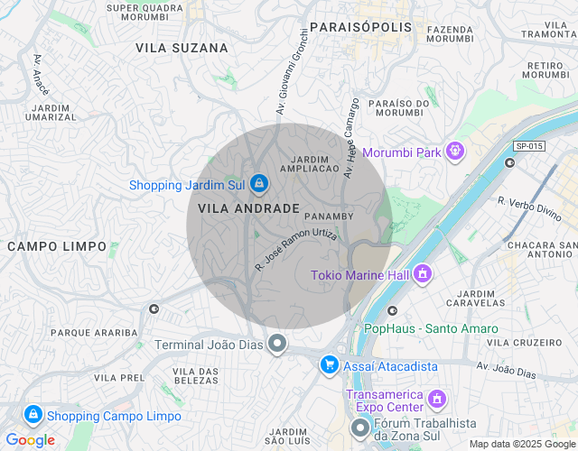 Imóvel no mapa