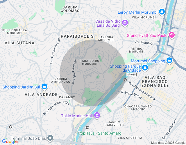 Imóvel no mapa