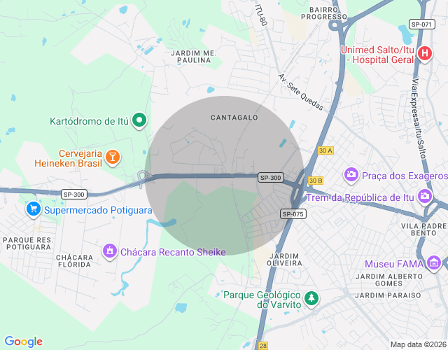 Imóvel no mapa