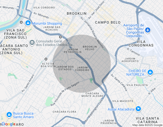 Imóvel no mapa