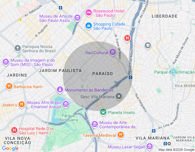 Imóvel no mapa