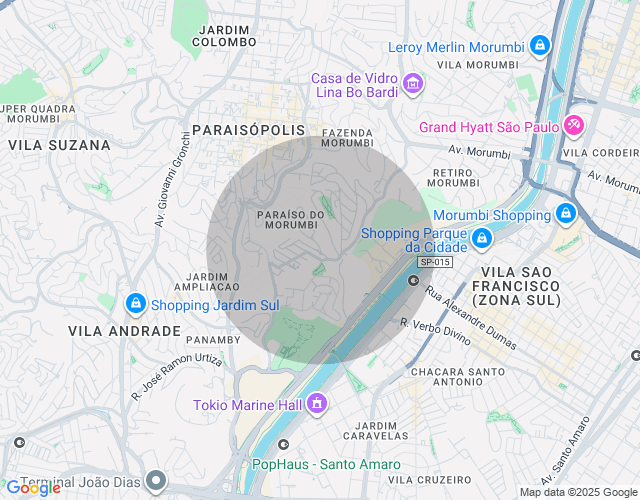 Imóvel no mapa