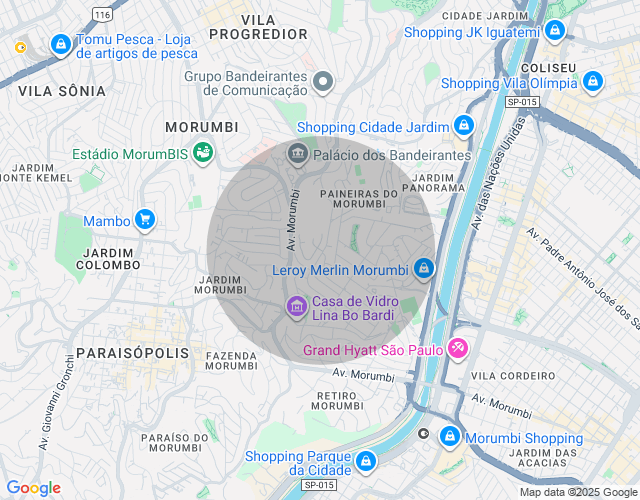 Imóvel no mapa