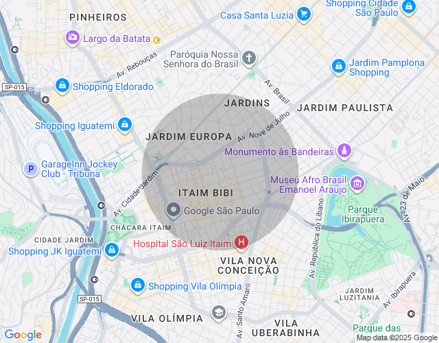 Imóvel no mapa