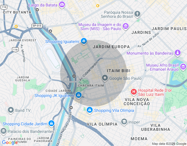 Imóvel no mapa