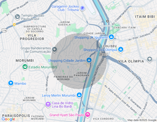 Imóvel no mapa