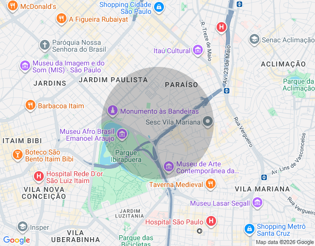Imóvel no mapa
