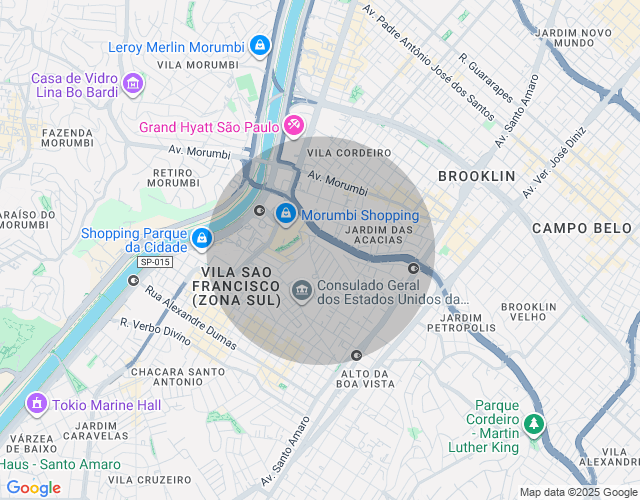 Imóvel no mapa
