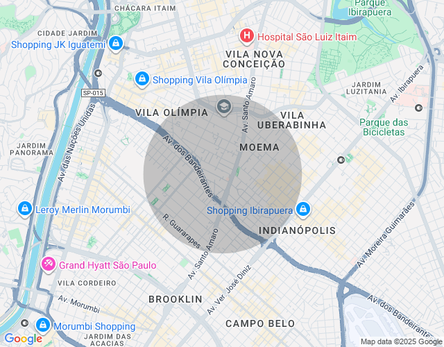 Imóvel no mapa
