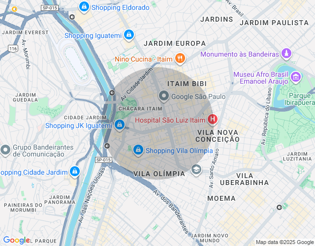 Imóvel no mapa