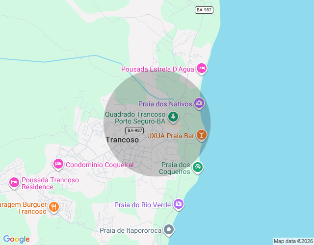 Imóvel no mapa