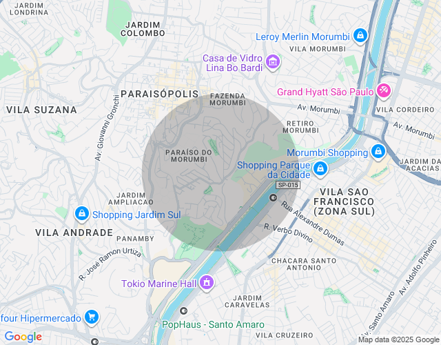 Imóvel no mapa