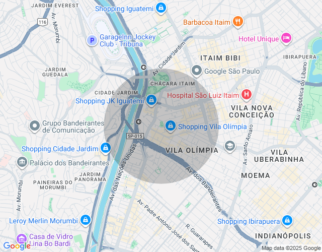 Imóvel no mapa