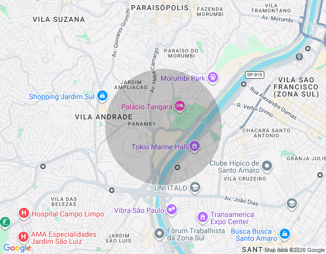 Imóvel no mapa