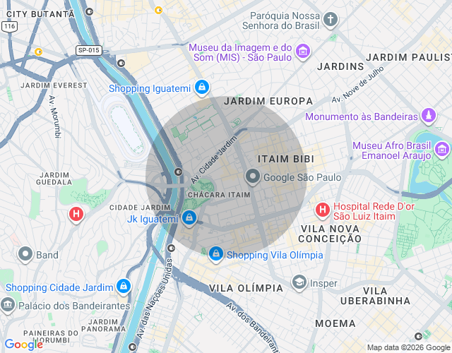 Imóvel no mapa