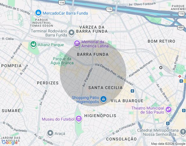Imóvel no mapa