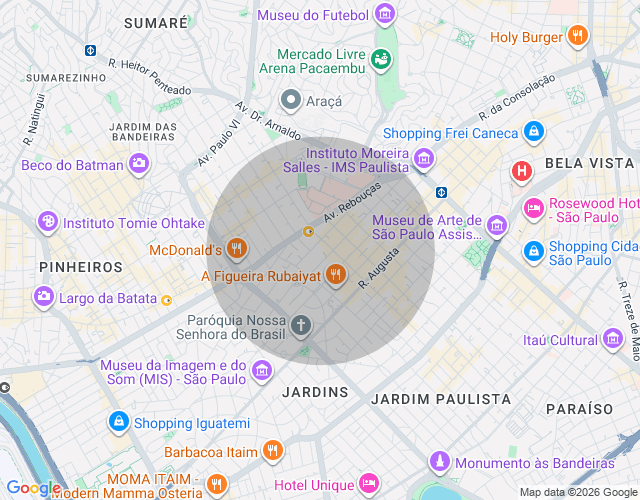 Imóvel no mapa
