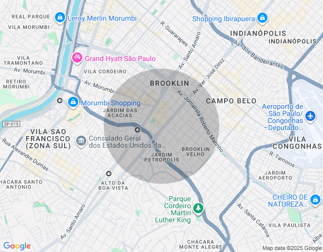 Imóvel no mapa