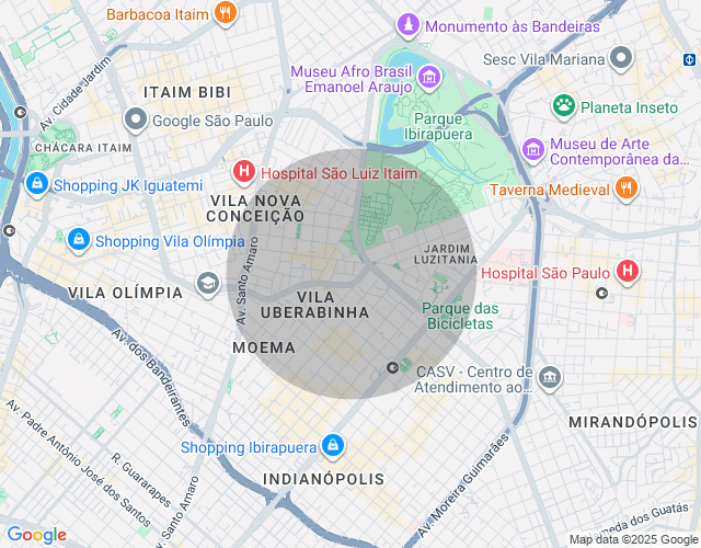 Imóvel no mapa