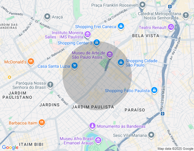 Imóvel no mapa
