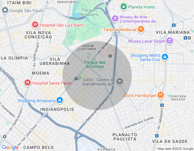 Imóvel no mapa