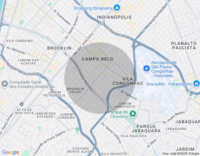 Imóvel no mapa