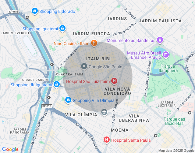 Imóvel no mapa