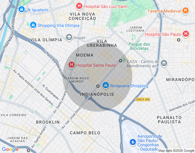 Imóvel no mapa