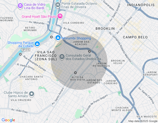 Imóvel no mapa