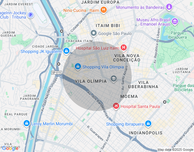 Imóvel no mapa