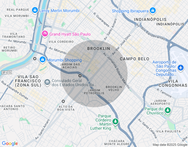 Imóvel no mapa