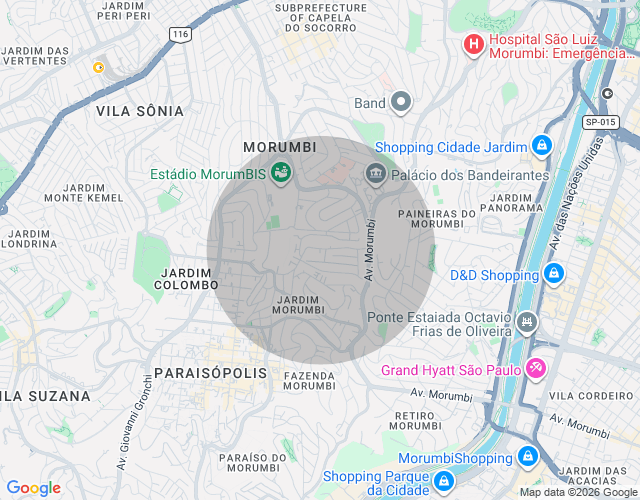 Imóvel no mapa