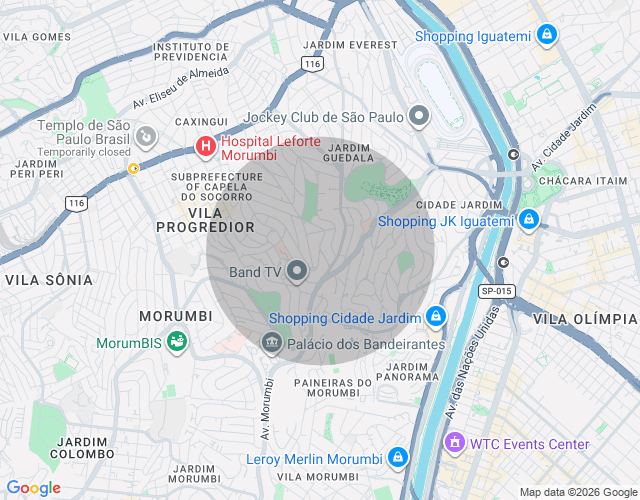 Imóvel no mapa