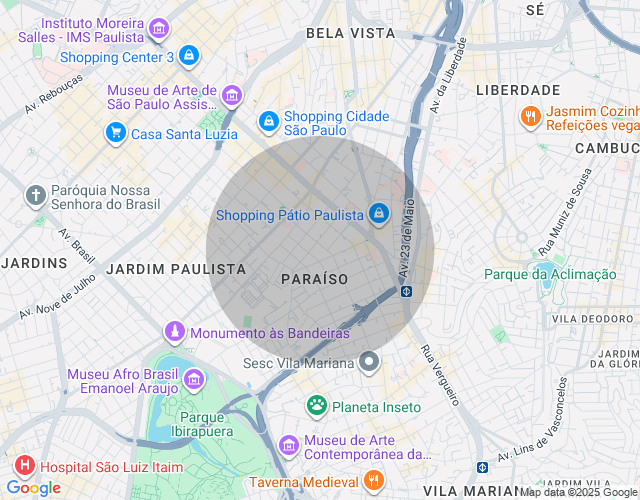 Imóvel no mapa
