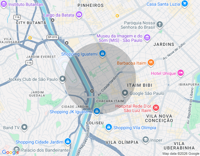 Imóvel no mapa