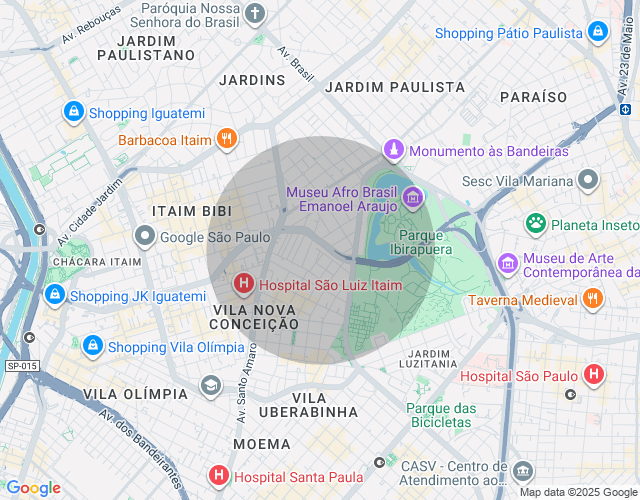 Imóvel no mapa