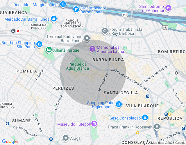 Imóvel no mapa