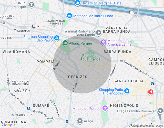 Imóvel no mapa