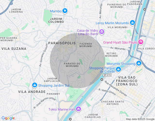 Imóvel no mapa