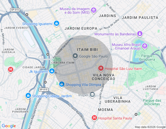 Imóvel no mapa