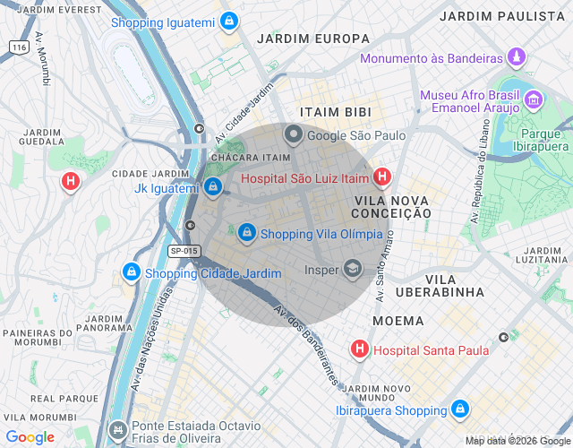 Imóvel no mapa
