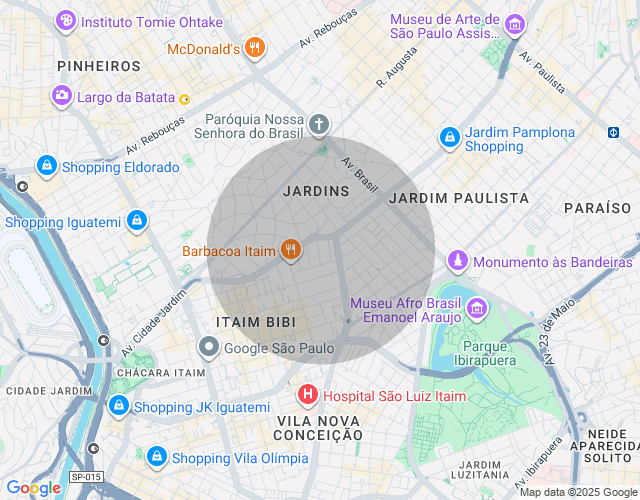Imóvel no mapa
