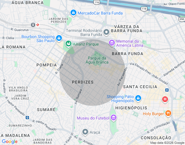 Imóvel no mapa